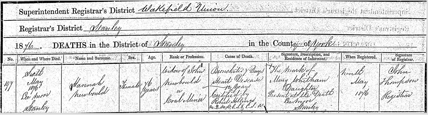 Death Certificate